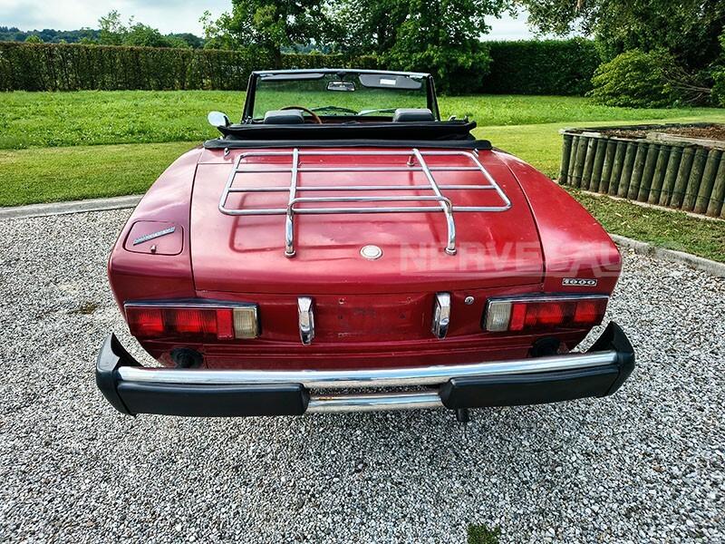 Fiat 124 Spider 1800 – Rossa Interni Neri CRS Anno 1975