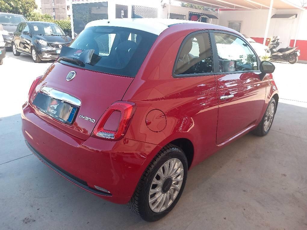 Fiat 500 1.0 Hybrid Connect BICOLORE KM 49800 GARANZIA TOTALE SENSORI