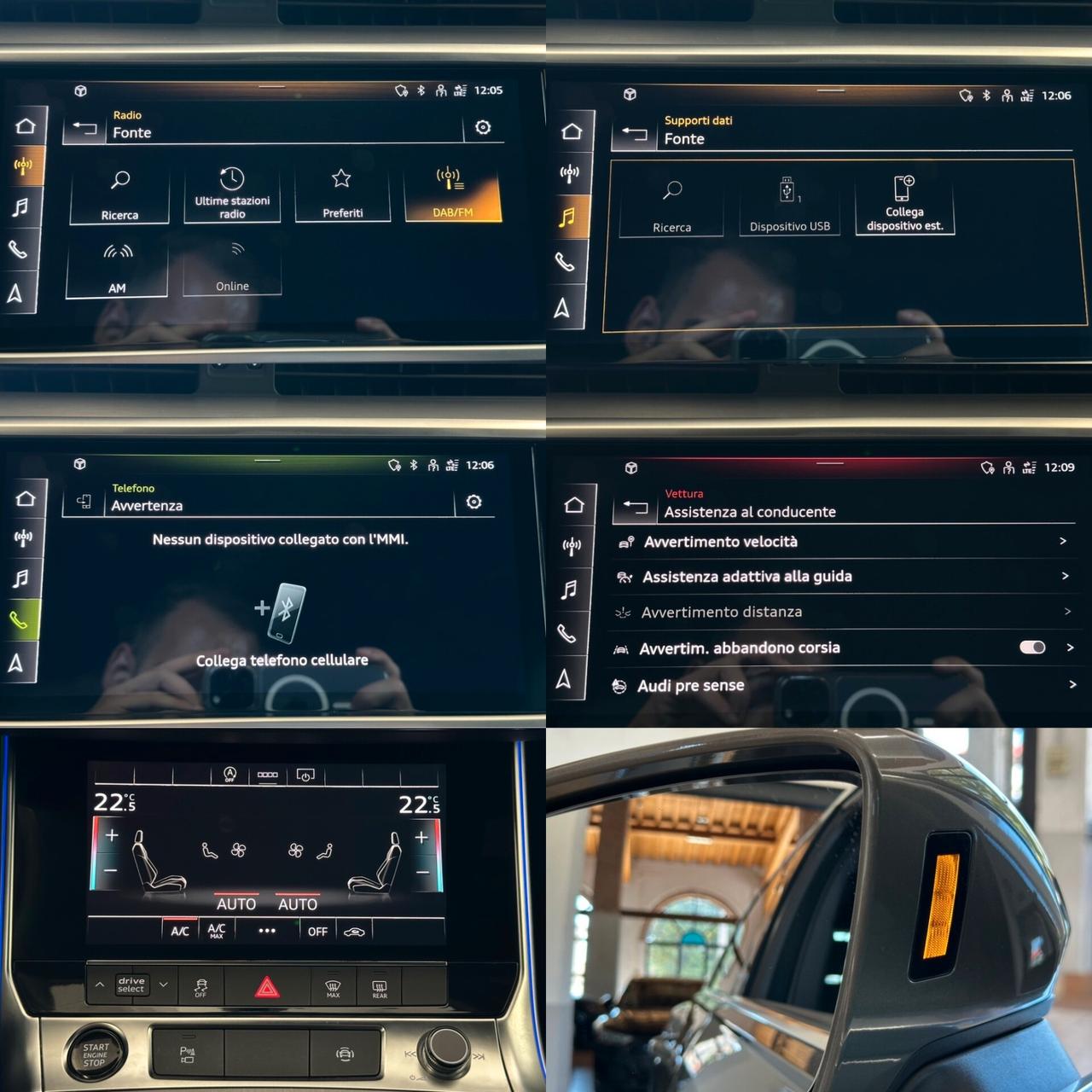 AUDI A6 50TDI QUATTRO S-LINE *IMATRIX*RADAR*PACKLUCI*VIRTUAL*PROFUMATORE