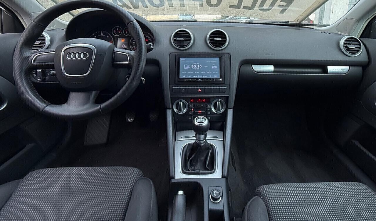 Audi A3 2.0 TDI 170 CV Quattro S-Line,Bluetooth,Climatronic Biz.,ecc.