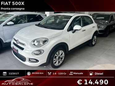 Fiat 500X 1.6 MultiJet 120 CV FINANZIABILE