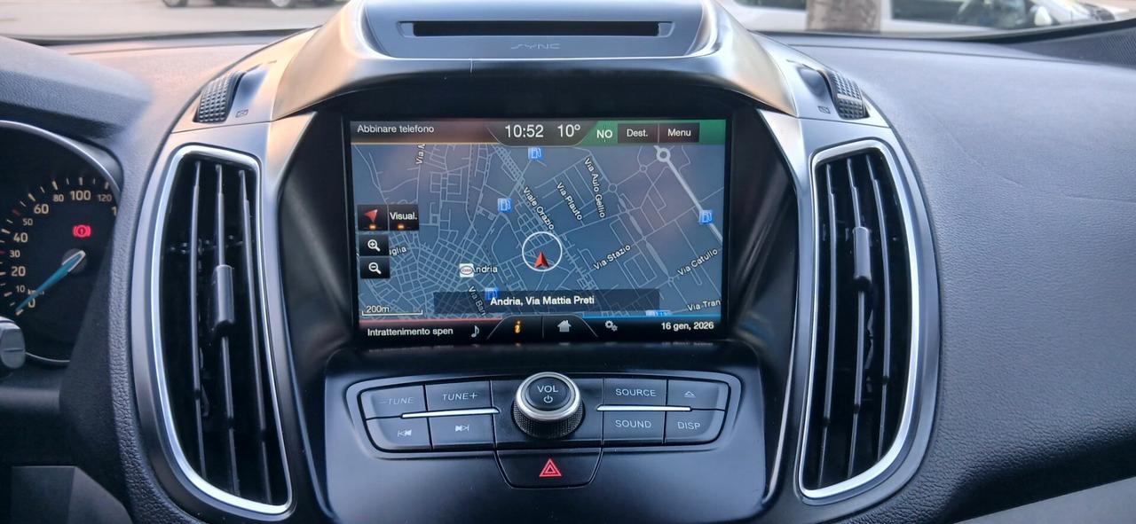 FORD C-MAX 1.5 TDCi 95CV TITANIUM KM. TAGLIANDI CERTIFICATI