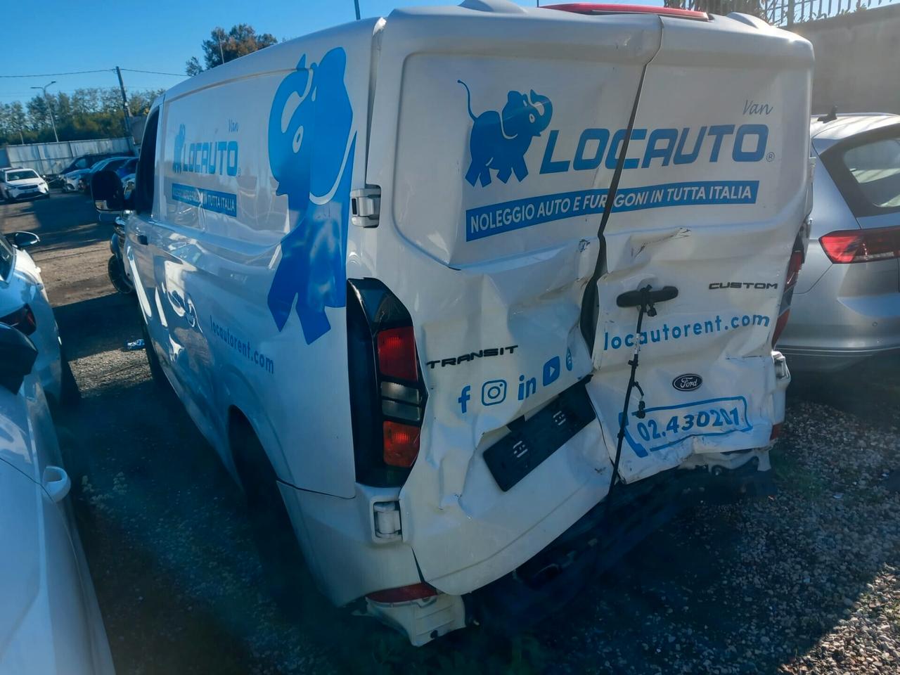 Ford Transit CUSTOM ANNO 2024 SINISTRATO