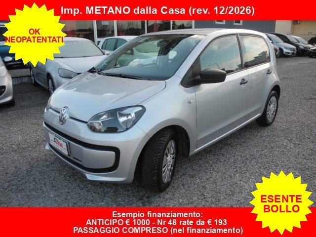 VOLKSWAGEN up! 1.0 Eco Up Take 5p. Metano -OkNeopat.-UniPropriet.