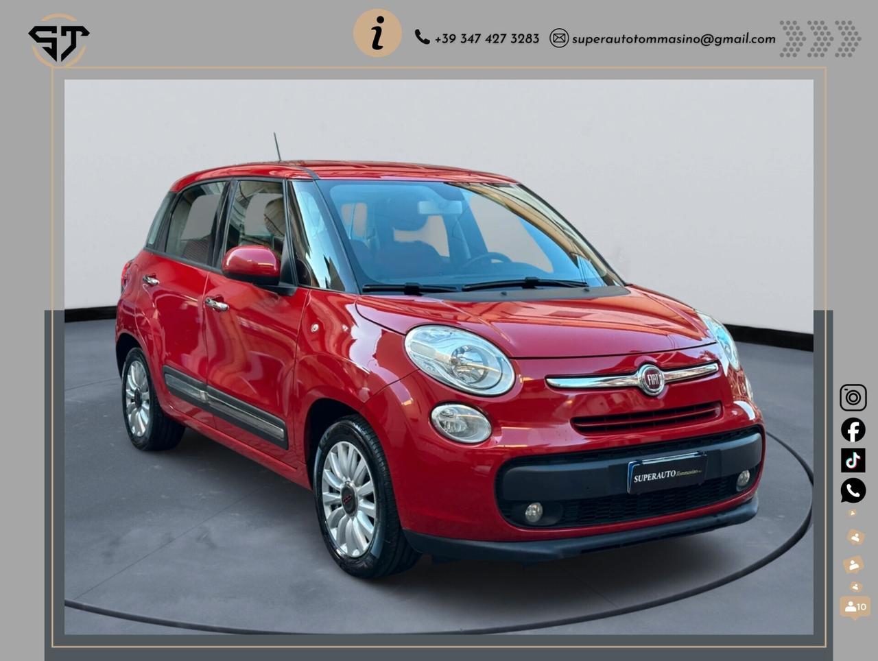 Fiat 500L 1.3 MJ 95 CV Cambio aut Garanzia 12 mesi