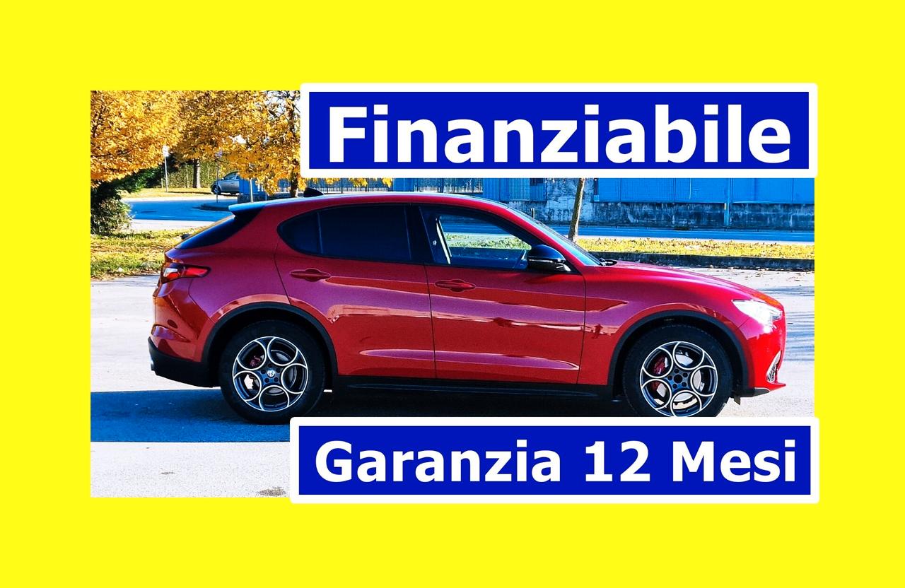 Alfa Romeo Stelvio 2.2 Turbodiesel 160 CV Rosso Edizione Gancio Traino