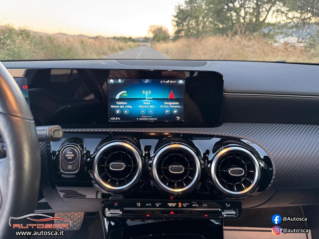 Mercedes Classe A 180 d Automatic TETTO-ACC-PELLE