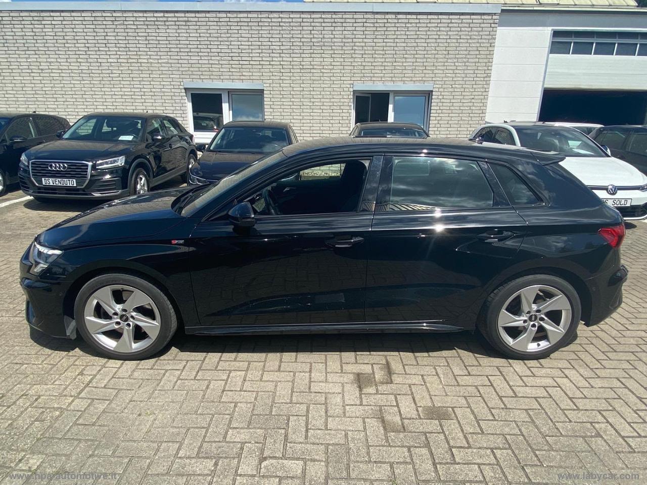 AUDI A3 SPORTBACK 2.0TDI S-line Full led Pelle Navi Retrocamera