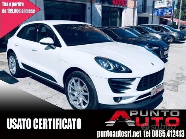 PORSCHE Macan 2.0T BIANCA 252 CV-PELLE