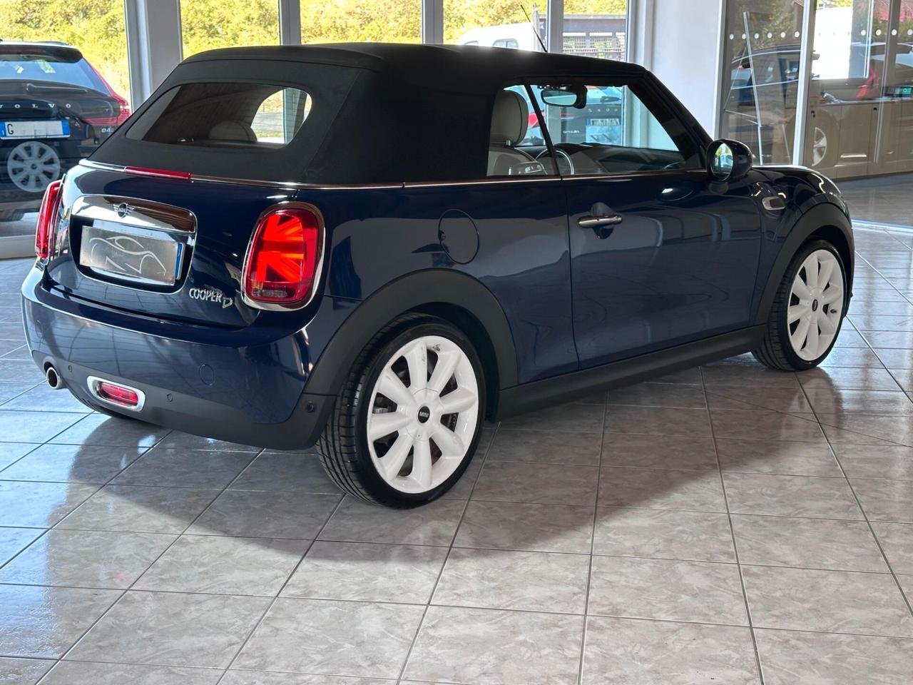 Mini Cooper D Cabrio 1.5 Hype auto 7m my18 *UniProprietario*LapisLuxuryBlue*FariBiLed*Cerchi18'*