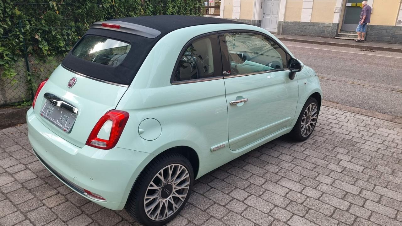 Fiat 500 C 1.2 Lounge 69 cv anno 2017 km 54000