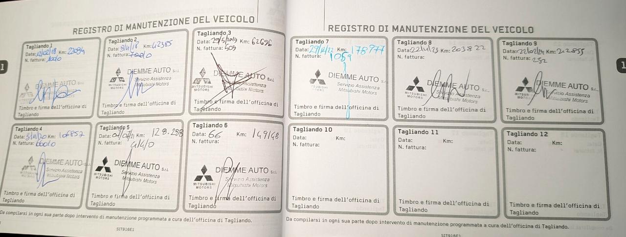 OUTLANDER 2.2 DI-D 4WD 7 POSTI AUTOMATICA EURO 6