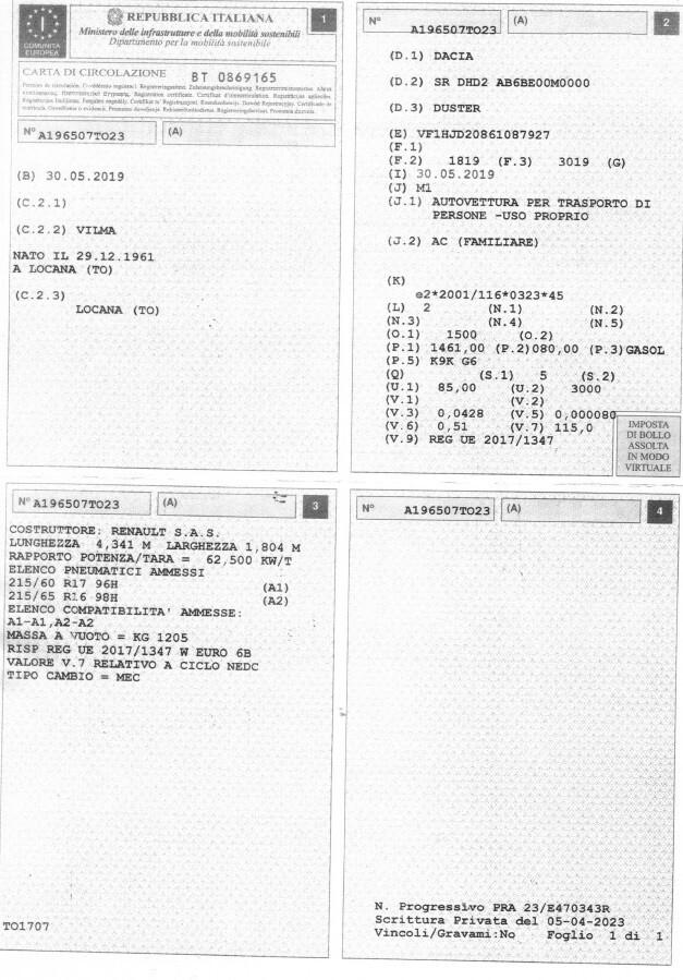 Dacia Duster 1.5 dCi 110cv 146500Km