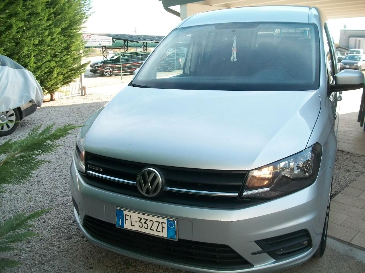 Volkswagen Caddy 1.4 TGI DSG Comfortline Maxi N 7 POSTI A SEDERE GARANZIA UN ANNO