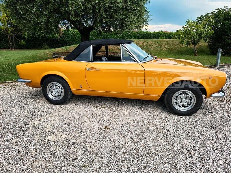 Fiat 124 Spider 1400 1968 CRS ASI – GIALLO POSITANO TARGHE NERE