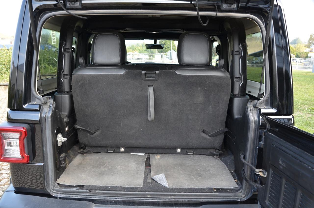 JEEP WRANGLER SAHARA 2.2 MJT 200cv AT8, UFF ITALIANA, SERVICE CON FATTURE, EURO 6D, FARI LED, KEYLESS, NAVI, RETROCAMERA, PERMUTE