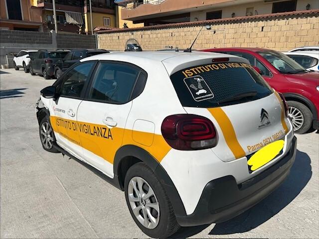 Citroen C3 BlueHDi 100 S&S Van Feel sinistrato incidentato