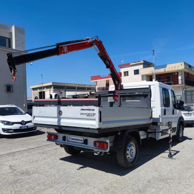 FIAT DUCATO MAXI 35 LH1 2.3 MJT CASSONE CON GRU 7 POST