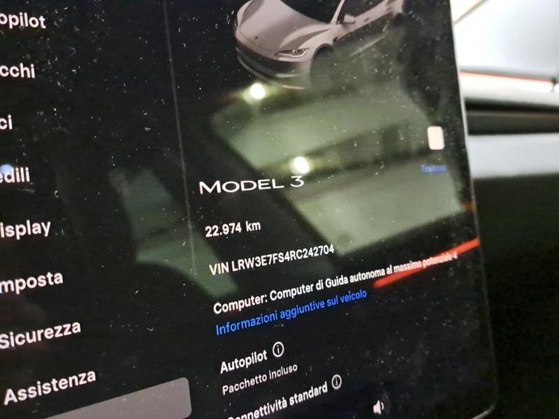 TESLA MODEL 3 50 KWH RWD 4 PORTE BERLINA