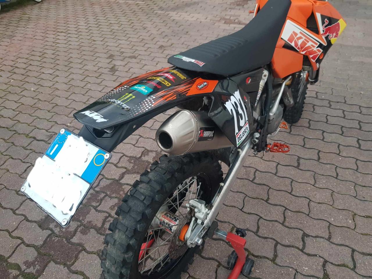 Ktm 450 EXC enduro targato