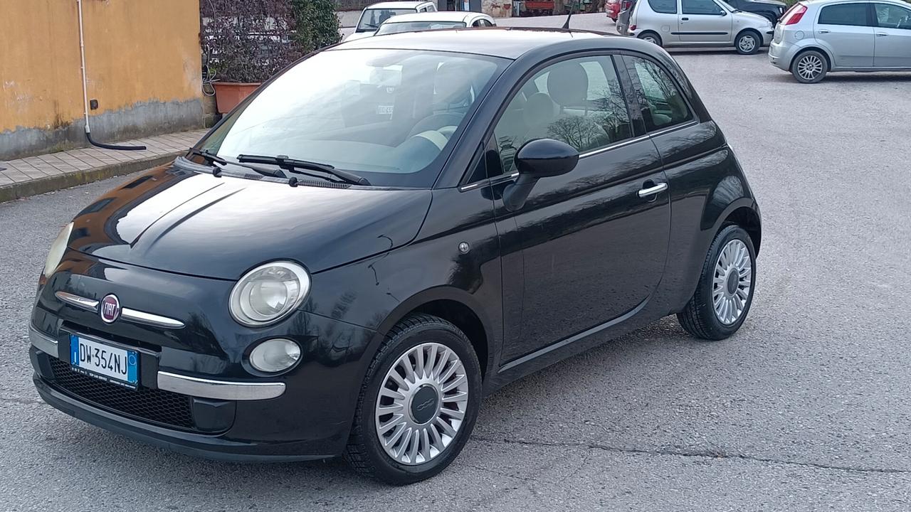 Fiat 500 1.2 benzina Lounge anno 2009