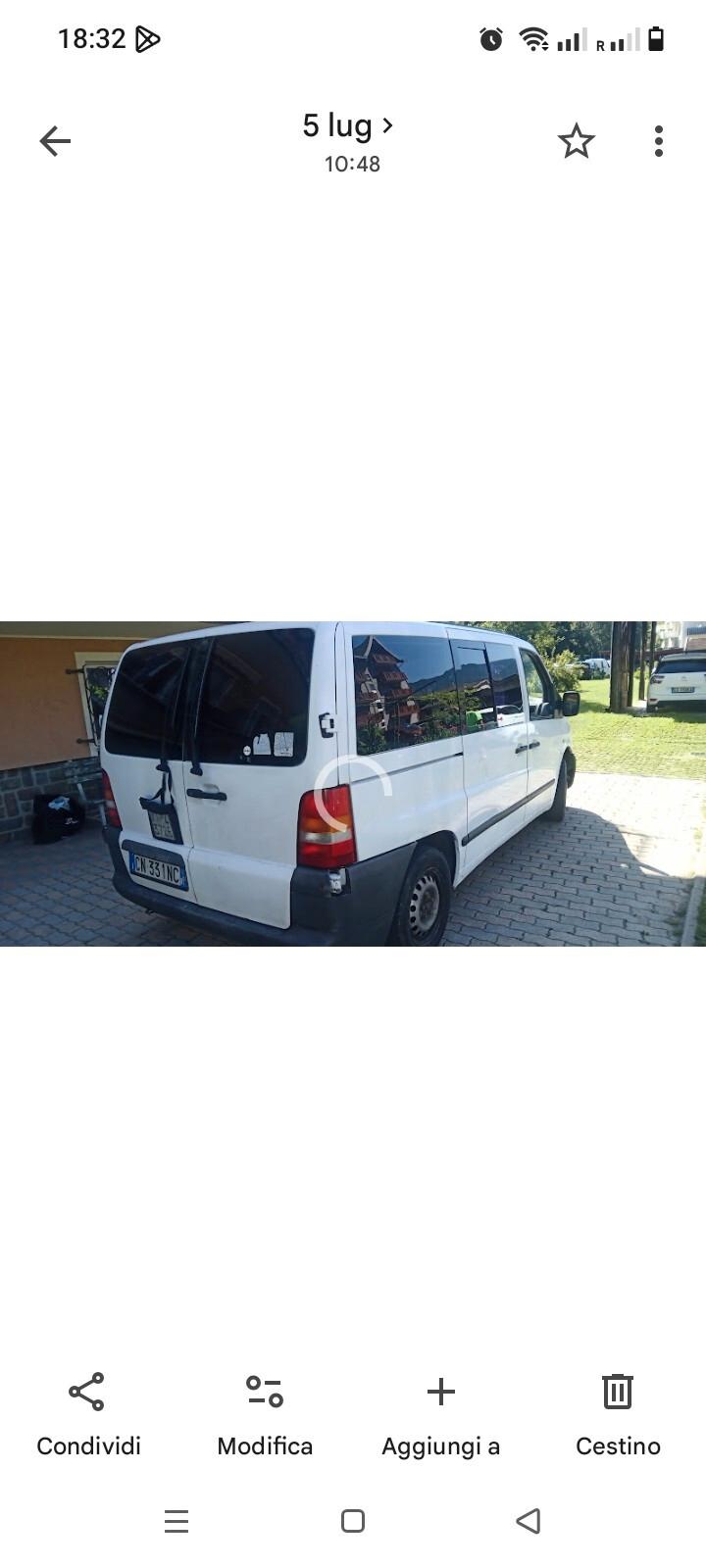 Mercedes vito 5 posti autocarro