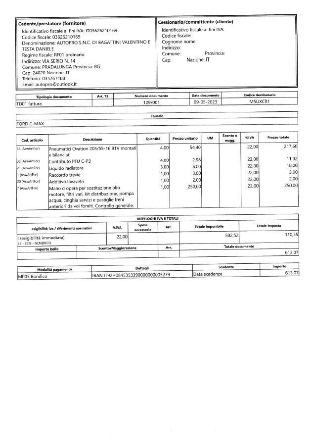 C-Max Cambio Automatico Garanzia 12 Mesi