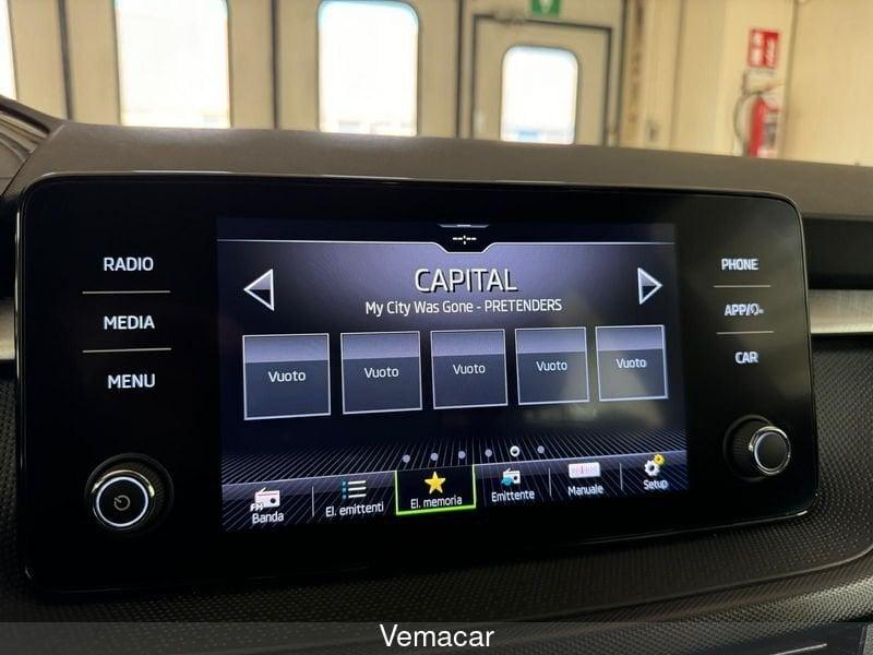 Skoda Fabia 1.0 TSI 95CV Ambition! 29M. KM,SENS PARK FRENATA ASS.CAR PLAY