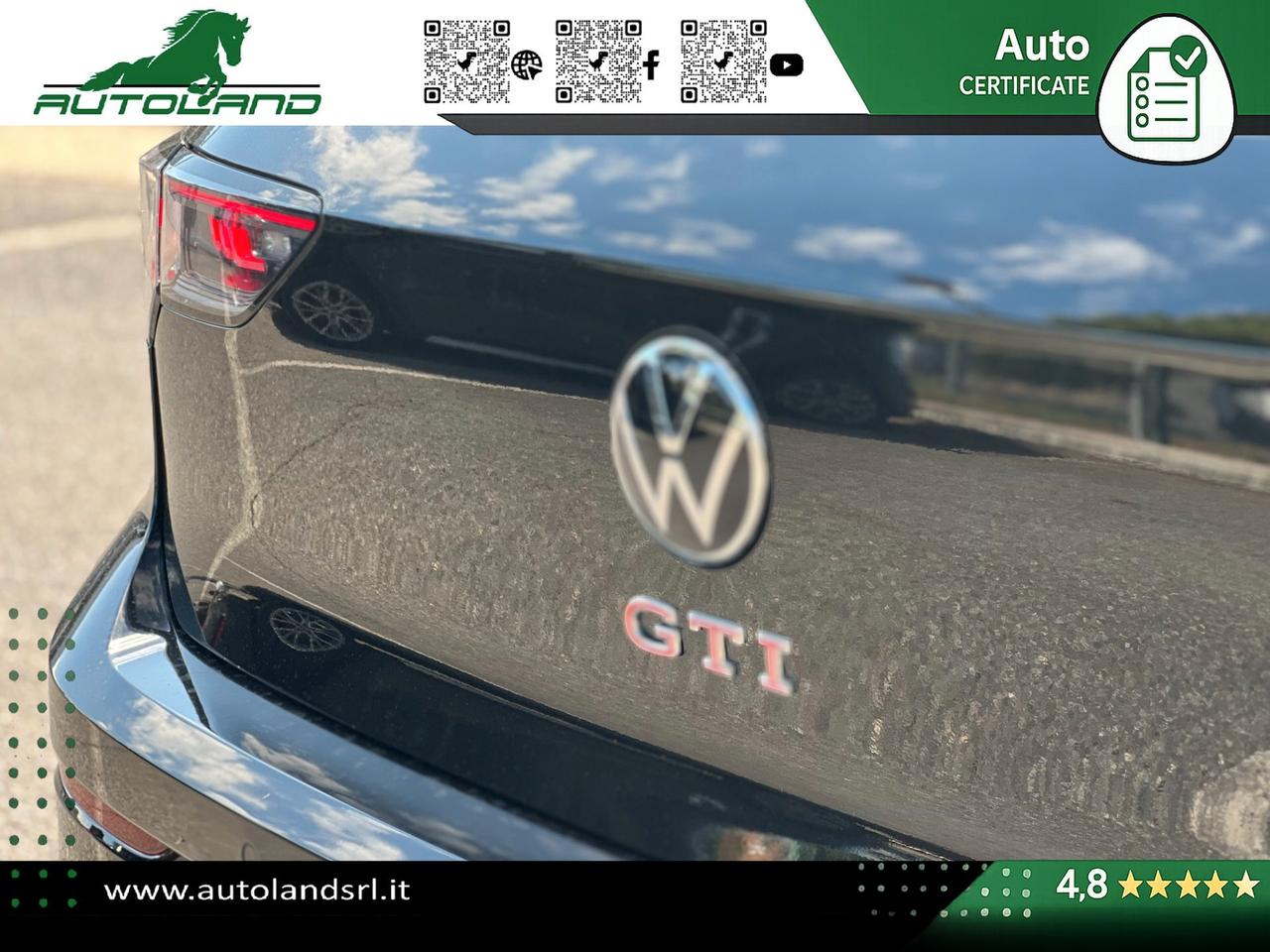 Volkswagen Golf 2.0 tsi GTI 265cv dsg TETTO - HEAD UP - PELLE - SEDILI VENTILATI