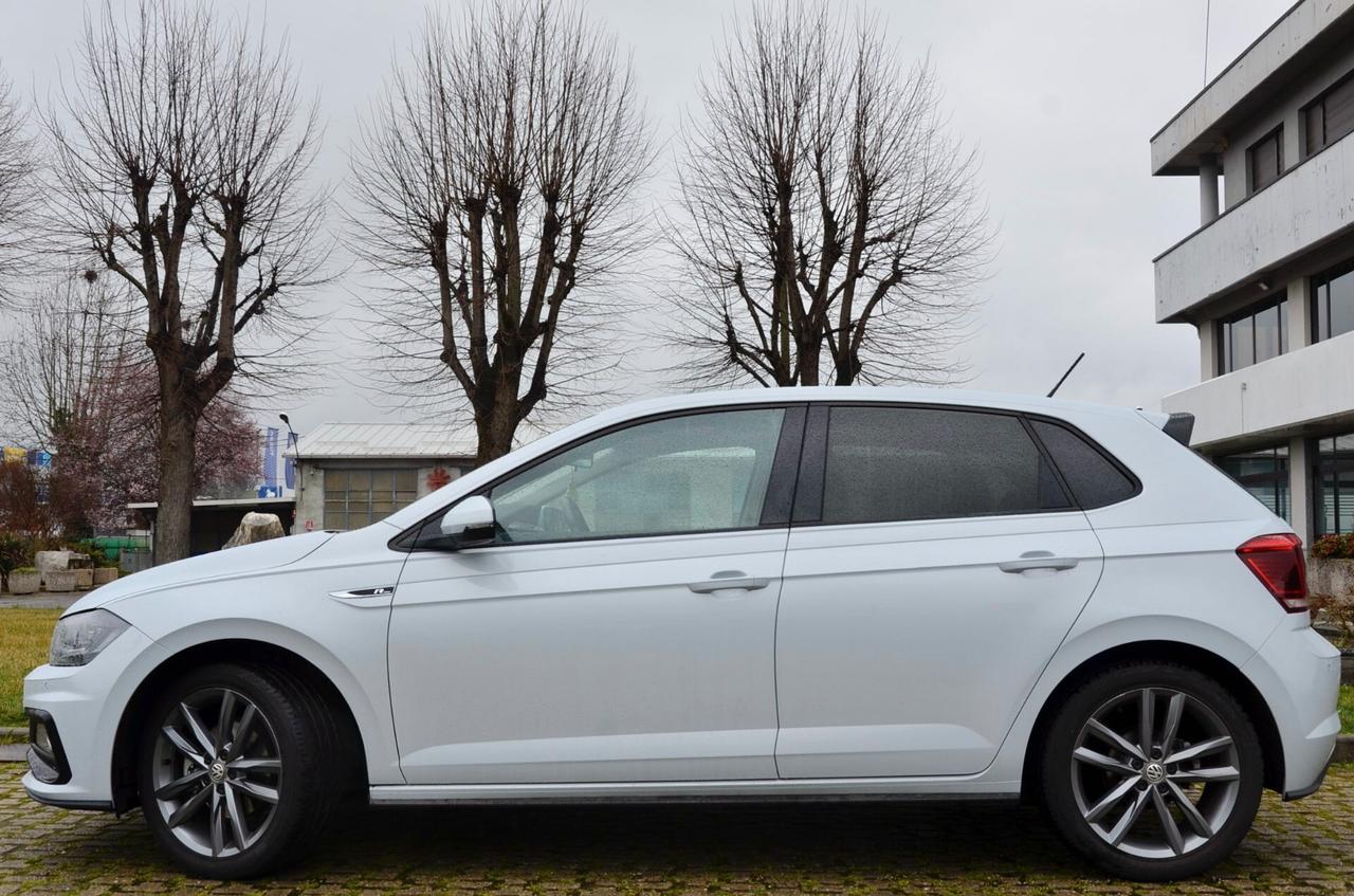 VOLKSWAGEN POLO 5p 1.0 TSI HIGHLINE 115cv, UNICOPROP, SERVICE VW, UFF ITALIANA, EURO 6D, FARI LED, 17", PERMUTE