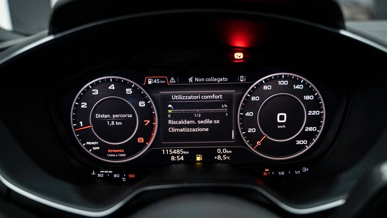 Audi TT COUPE' 1.8 TFSI S LINE 19" XENO PELLE VIRTUAL CKT