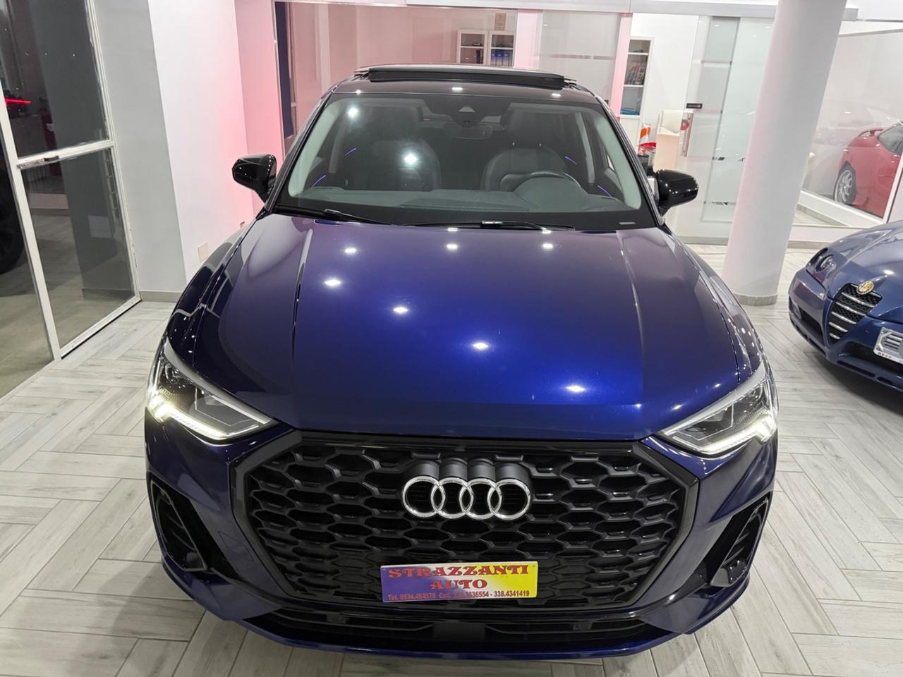 Audi Q3 Sportback 2.0D150cv TOTAL S-LINE+TETTO BLACK ED.2022