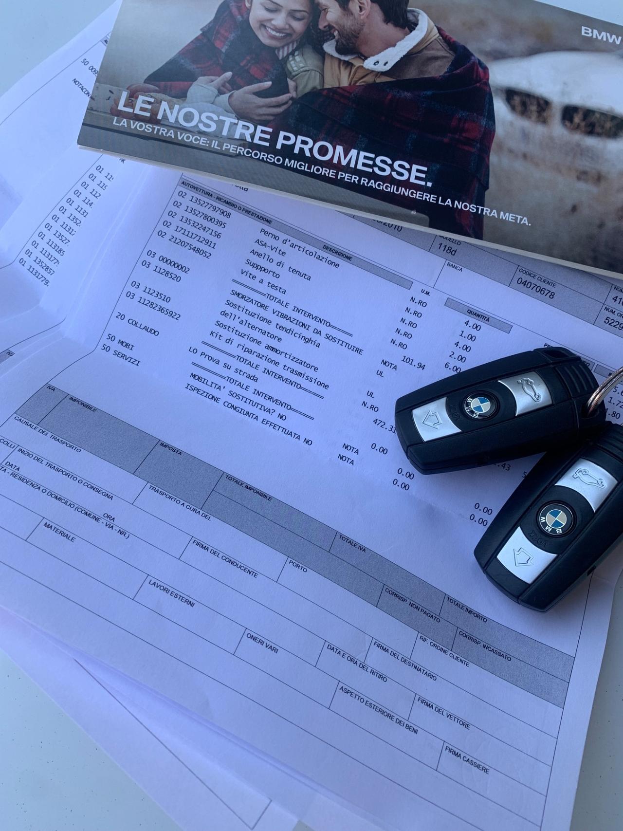Bmw 118 120d cat 5 porte Futura DPF