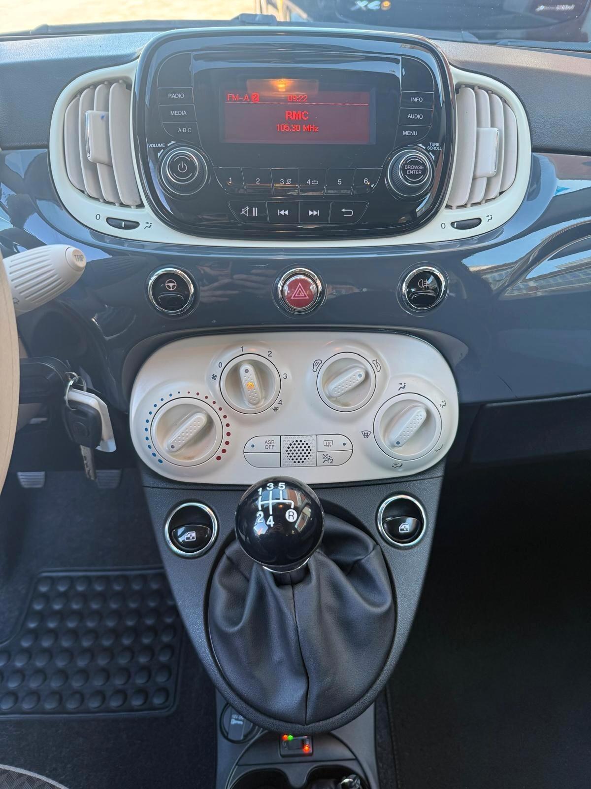 Fiat 500 1.2 GPL EasyPower Lounge unico proprietario 2018