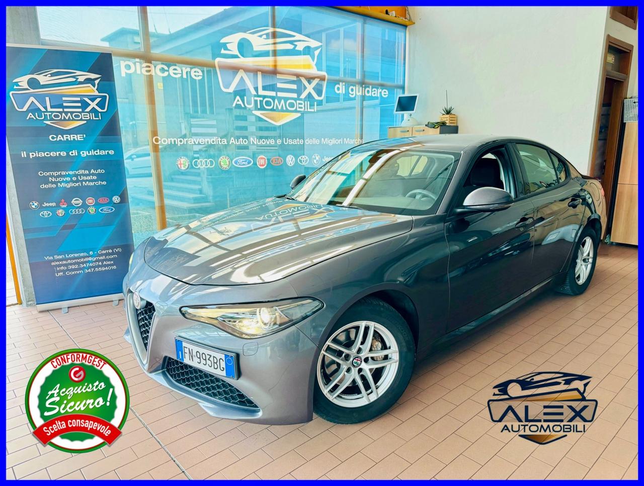 Alfa Romeo Giulia 2.2 Diesel 136cv Autom E6 IVA ESP