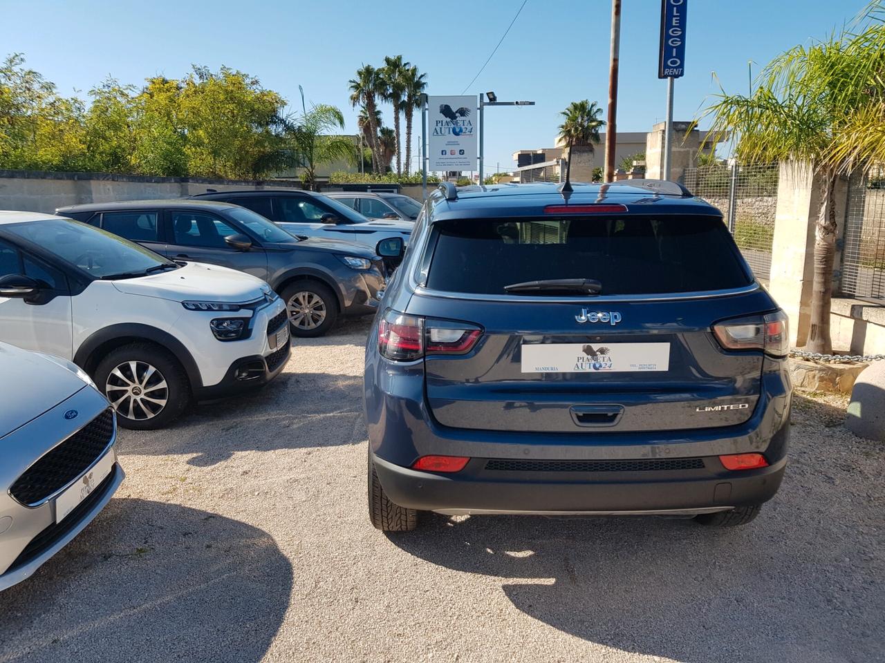 Jeep Compass 1.6 Multijet II 2WD Limited Navy Led Rcam Pelle