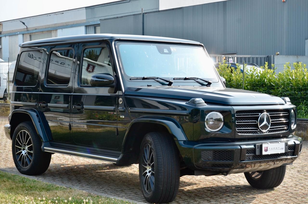 MERCEDES-BENZ G 500 V8 422cv PREMIUM AMG AUTO, UNICOPROP, SERVICE UFF MERCEDES, EURO 6D, TETTO, HI-FI BURMESTER, 20", PERMUTE
