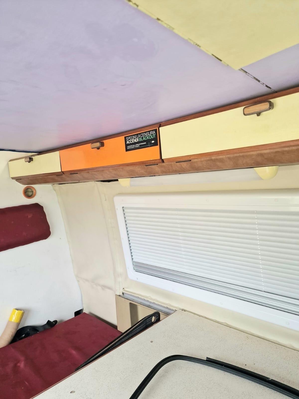 938 camper puro fiat 290 sinistrato del 1991 in saldo