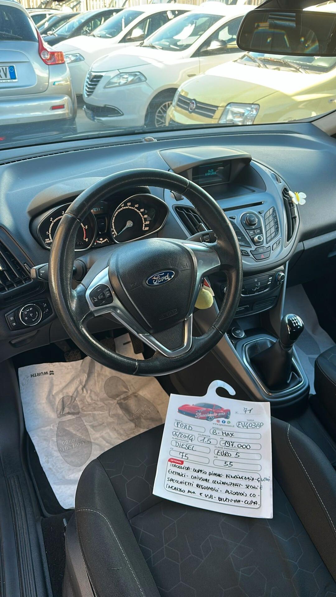 FORD B- MAX 1,5 DIESEL