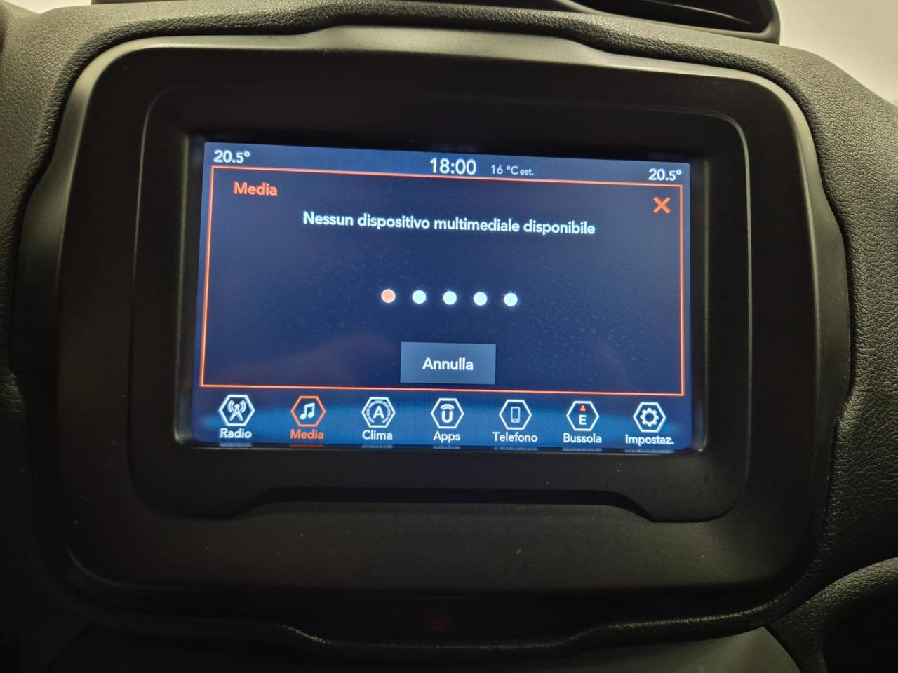 Jeep Renegade 1.0 T3 Limited 2wd - UNIPROPRIETARIO - NEOPATENTATI - Sens. Park. - ACC/Lim