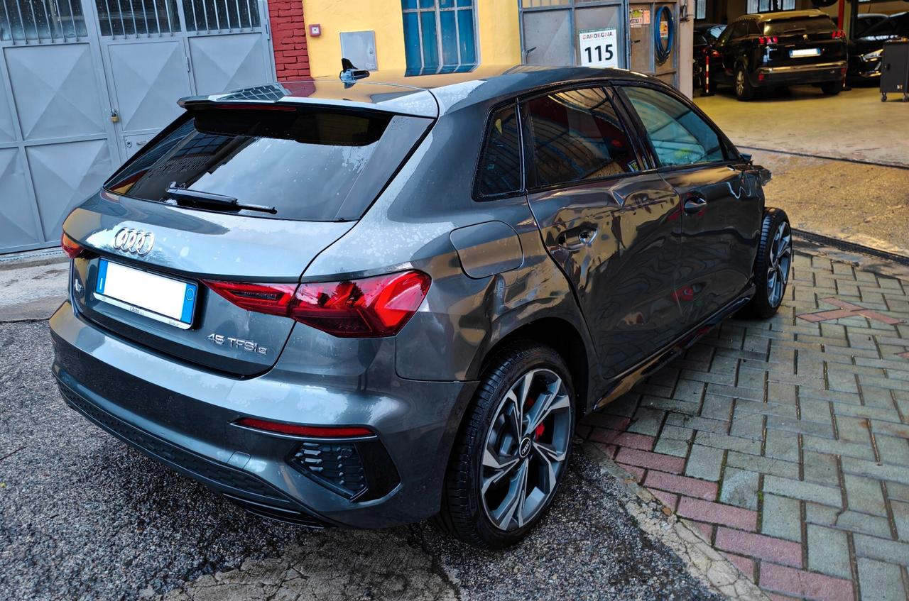 Audi A3 SPB 45 TFSI e-S tronic Incidentata/Sinistrata