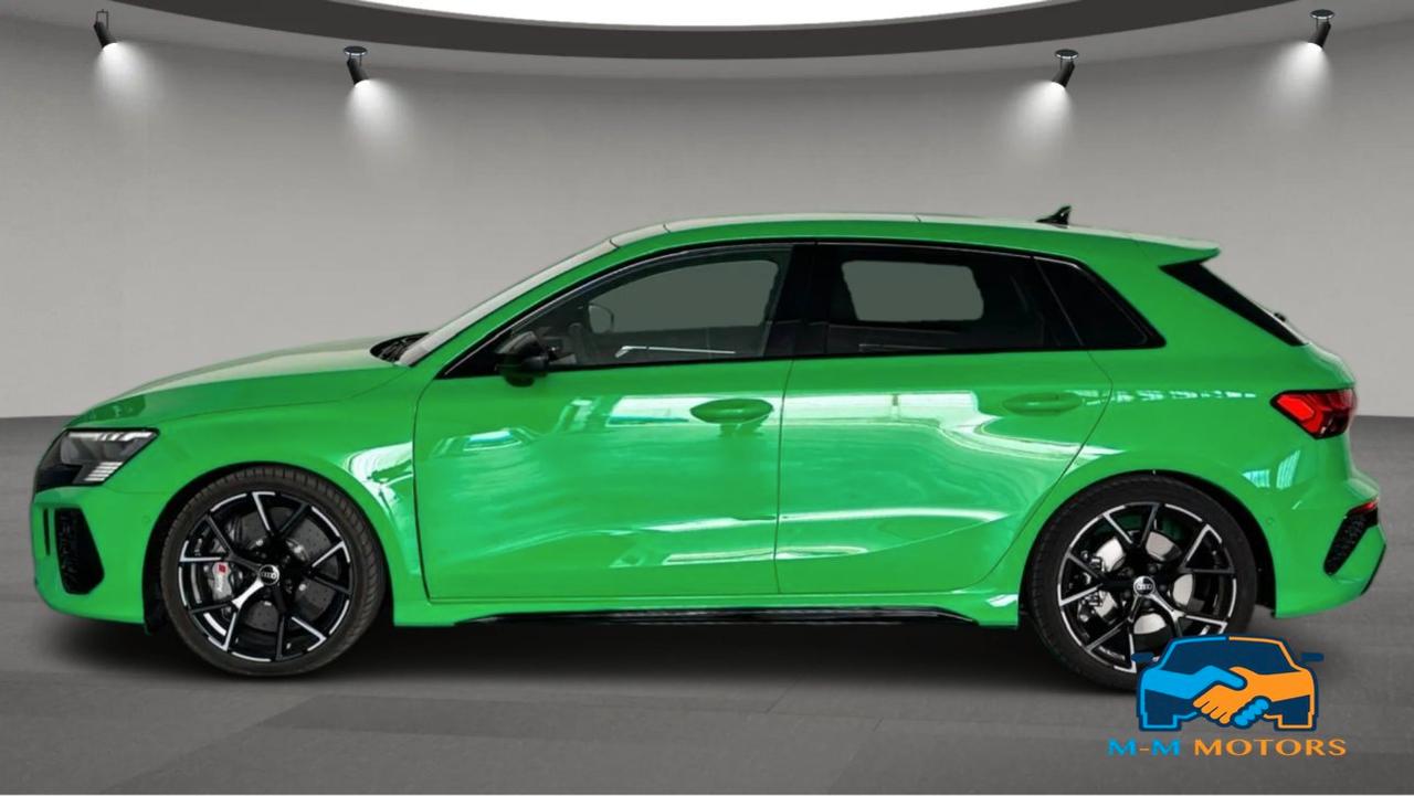 Audi RS3 Sportback 2.5 tfsi quattro s-tronic UNICOPRO-CARBOCERAMICI- COLORE EXCLUSIVE-GARANZIA AUDI 2028-LIM 290KM/H BOLLO E SUPERBOLLO 06/2027