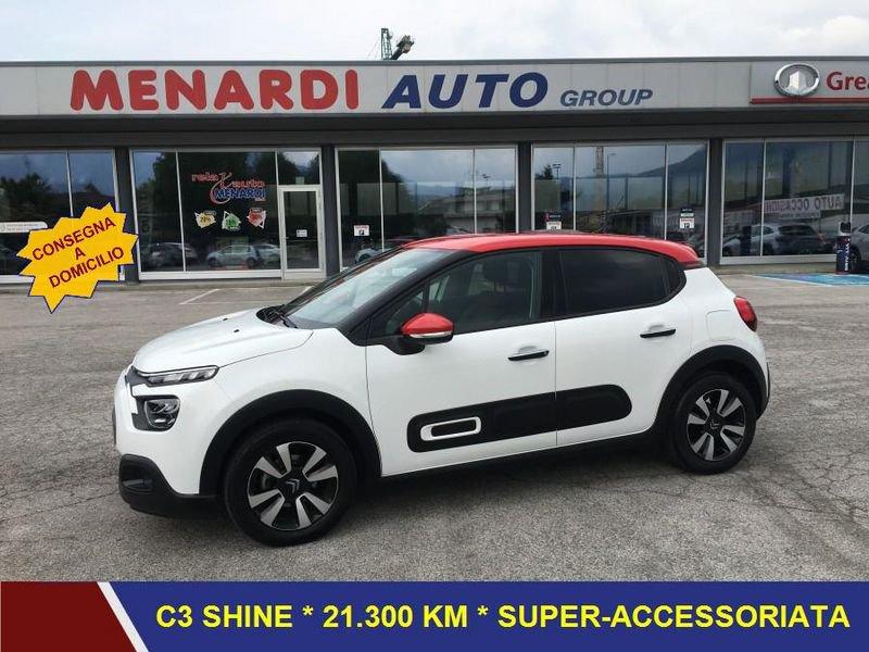 Citroën C3 PureTech 83 S&S Shine CERCHI LEGA+KEYLESS+VETRI SCURI