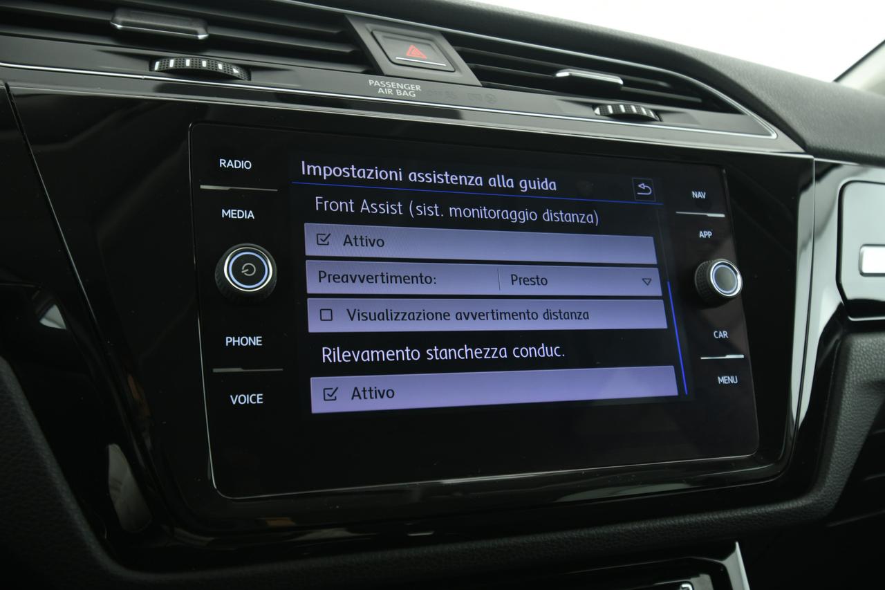 VOLKSWAGEN Touran 1.6 tdi Highline 115cv dsg ACC+ALCANTARA+C17"