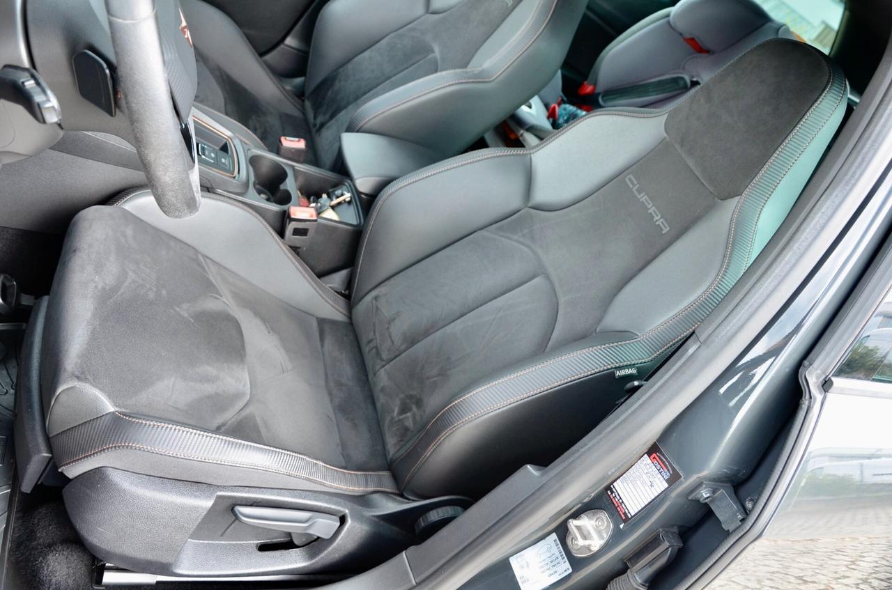 CUPRA LEON ST 2.0 TSI CUPRA R 4DRIVE 300cv DSG, UFF ITALIANA, SERVICE UFF SEAT, EURO 6D, SCARICO, FARI LED, PADDLE, NAVI, PERMUTE