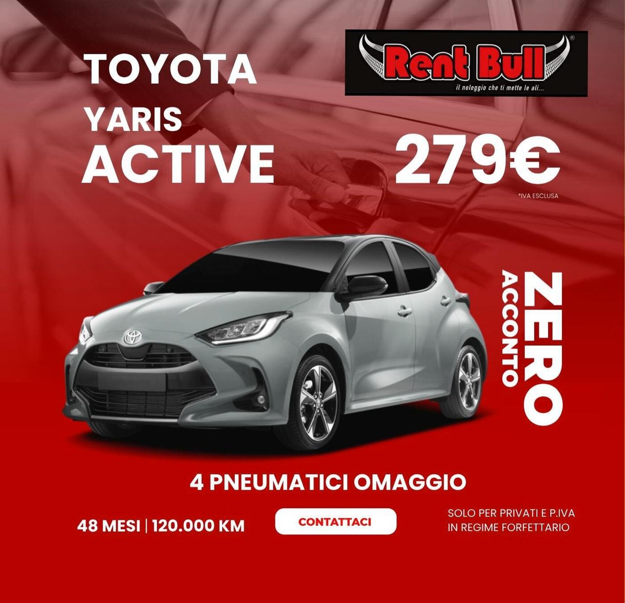 NOLEGGIO A LUNGO TERMINE TOYOTA YARIS ACTIVE
