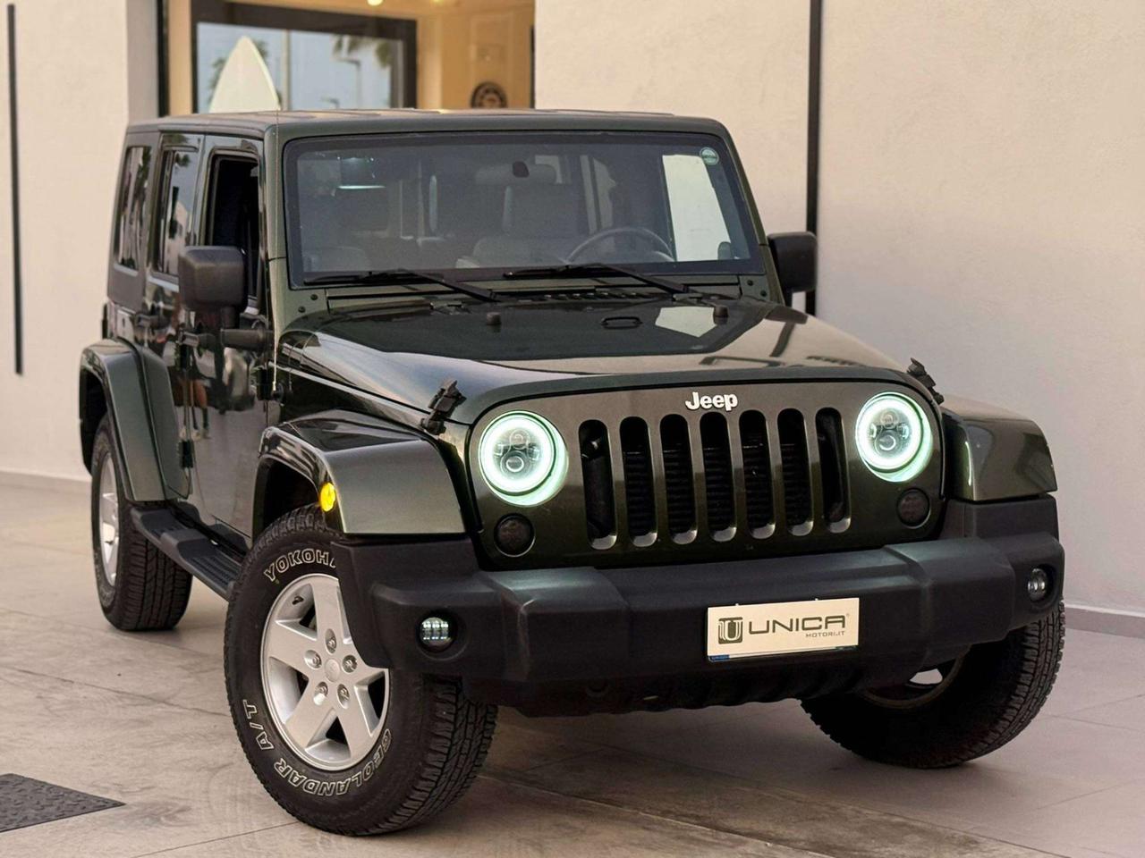 Jeep Wrangler Unlimited 2.8 177 CV CRD SAHARA MANUALE FULL LED CAMERA MANIACALE