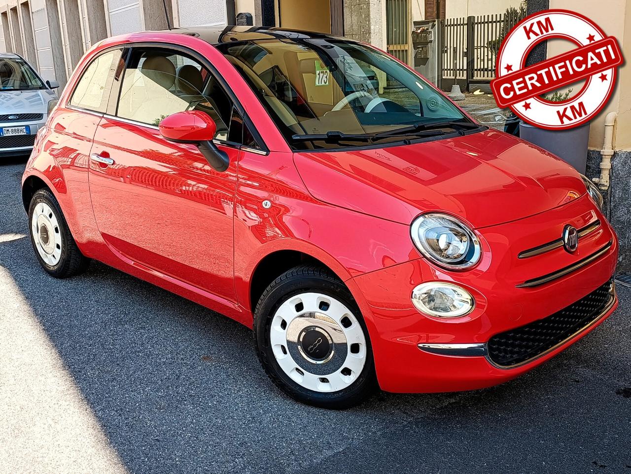 Fiat 500 1.2 Lounge Rosso Corallo km 36.317