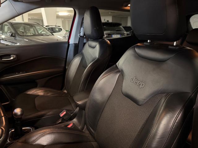 JEEP Compass 2.0 mjt Limited#4wd#140cv#ROSSOPERLA#PELLE#C.LEGA