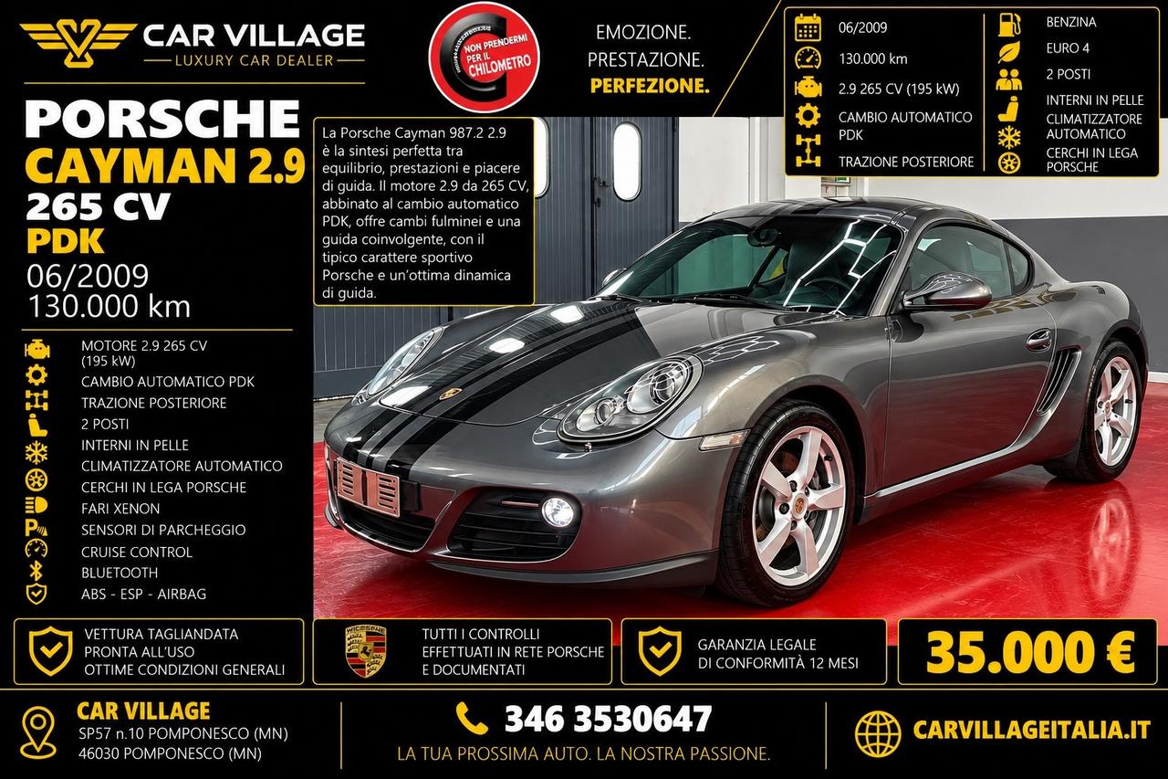 Porsche Cayman 2.9 pdk